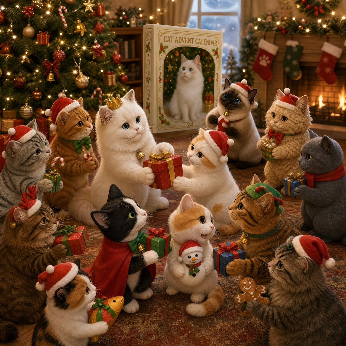 Christmas Cat Companions advent calendar