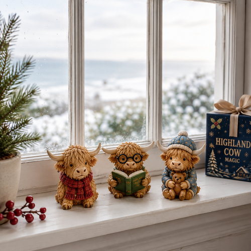 Highland Cow Christmas advent calendar
